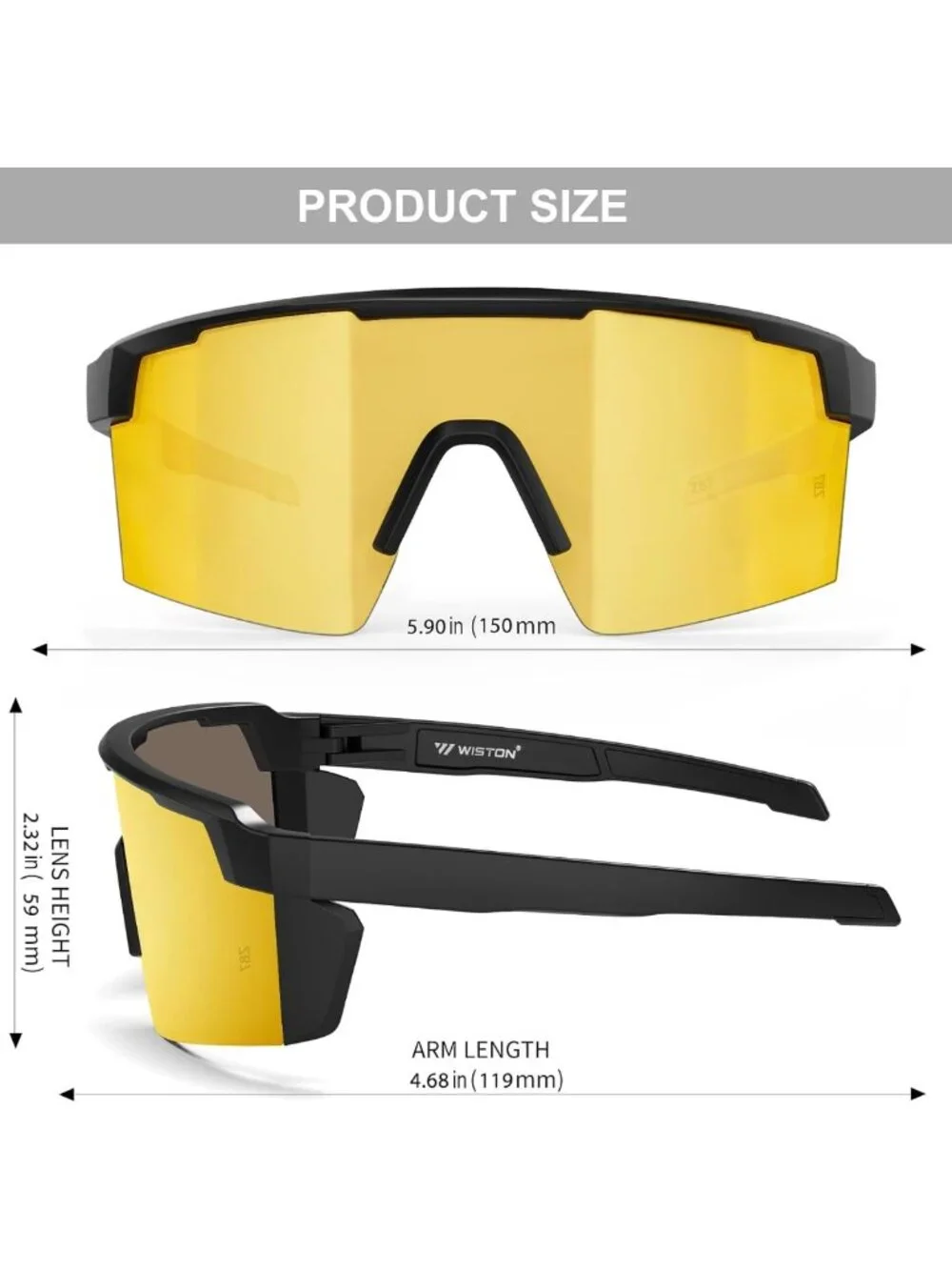 XL UV400 Protection Sunglasses for Big Heads - Ultralight, Stylish Unisex Shades